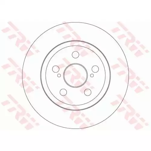 TRW Arka Fren Diski Düz 259.5.mm DF6331