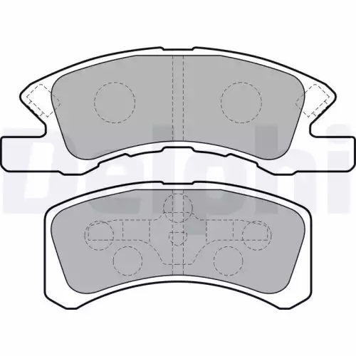 DELPHI Ön Fren Balatası Tk LP1918