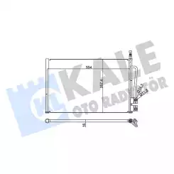 KALE Klima Radyatörü Kondanser 378800