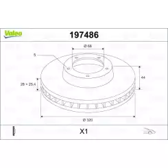 VALEO Ön Fren Diski Takım 197486