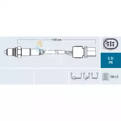 FAE Lambda Oksijen Sensörü Ön Sol FAE 75072