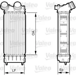 VALEO Turbo Radyatörü İntercooler 818226