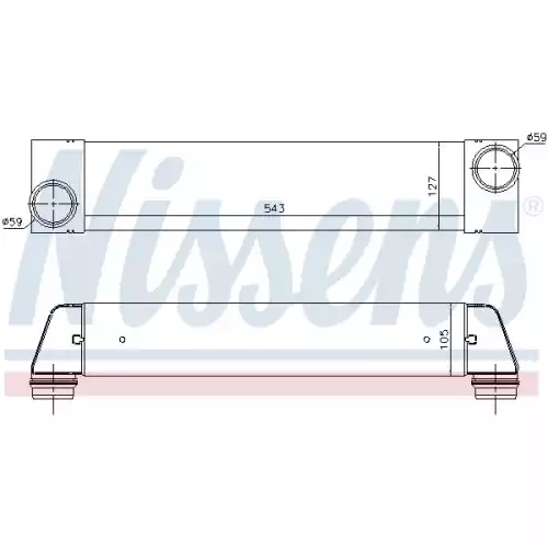 NISSENS Turbo İntercooler Radyatörü 96657