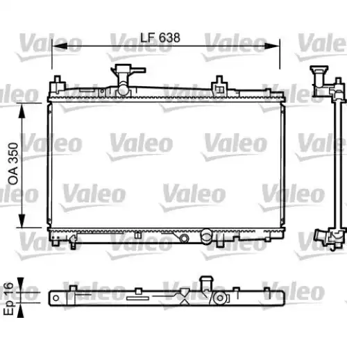 VALEO Motor Su Radyatörü 734842