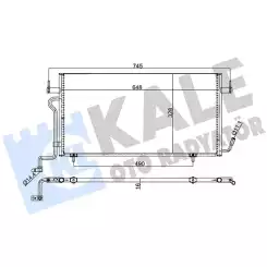 KALE Klima Radyatörü Kondanser 385500