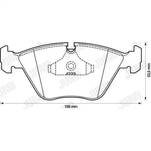JURID Ön Fren Balatası 571355D