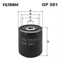 FILTRON Yağ Filtre OP581