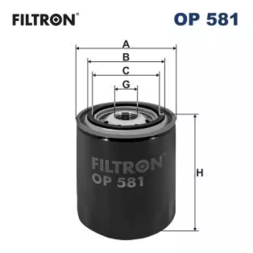 FILTRON Yağ Filtre OP581