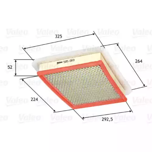 VALEO Hava Filtre 585069