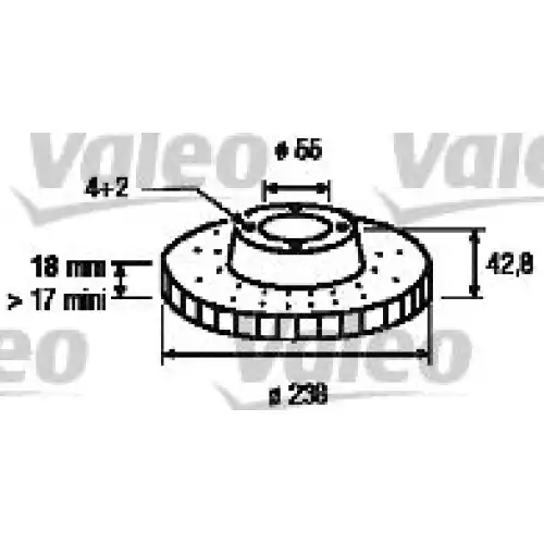 VALEO Ön Fren Diski Tk 186875