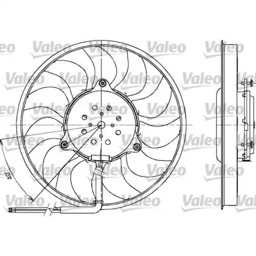 VALEO Radyatör Fan Motoru 698612