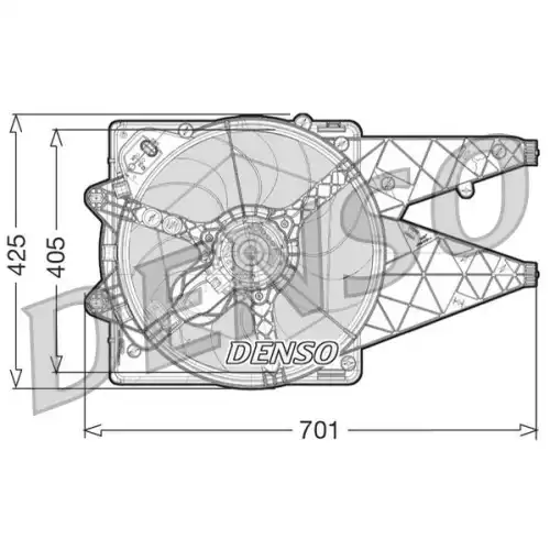 DENSO Fan Motoru DER09101