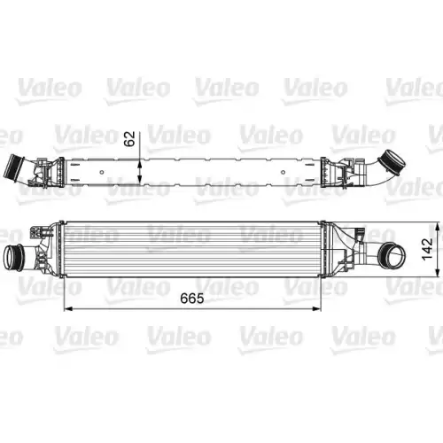 VALEO Turbo İntercool Radyatörü 818643