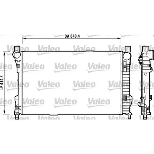 VALEO Motor Su Radyatörü 732742