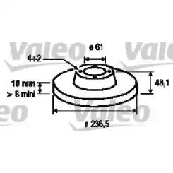 VALEO Arka Fren Diski Düz 186435