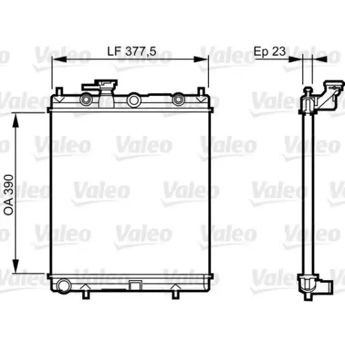 VALEO Motor Su Radyatörü 732718