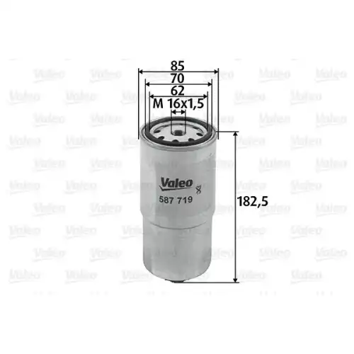 VALEO Yakıt Filtresi Mazot 587719