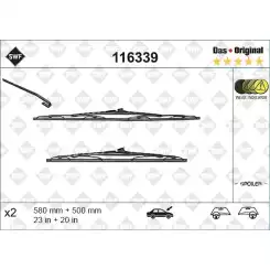 SWF Ön Cam Silecek Süpürgesi Takım 580Sp 500mm SWF 116339