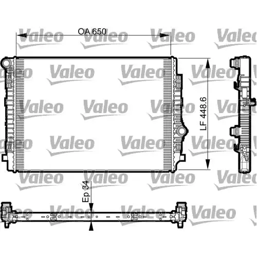 VALEO Motor Su Radyatörü 735549