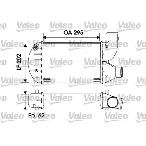 VALEO Turbo İntercooler Radyatörü 817883