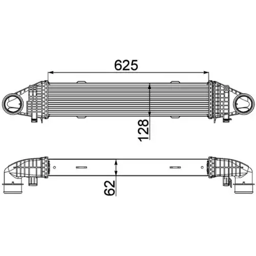 MAHLE Turbo İntercool radyatörü CI358000P