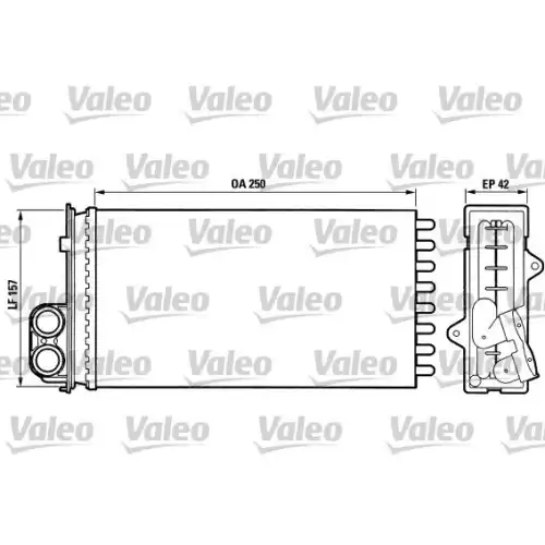 VALEO Kalorifer Radyatörü 883976