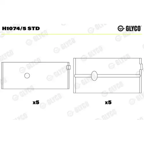 GLYCO ANA YATAK STD H1074/5 STD