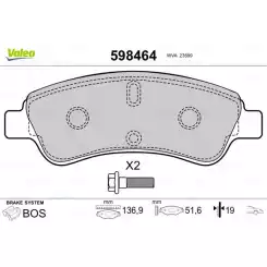 VALEO Ön Fren Balatası Tk 598464