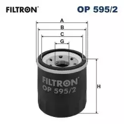 FILTRON Yağ Filtre OP595/2