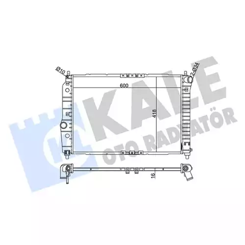 KALE Motor Su Radyatörü Manuel 372200