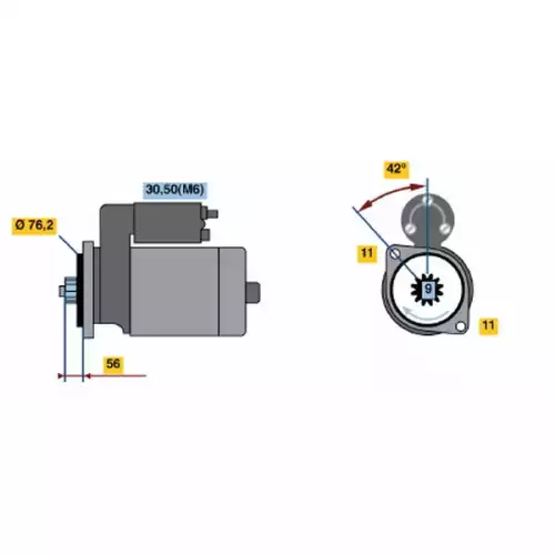 BOSCH Marş Motoru 0001121003