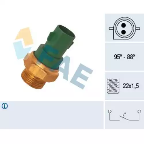 FAE Fan Müşürü Yesil-Klimasız FAE 37240