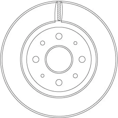 TRW Ön Fren Diski Havalı 254.4mm DF4410