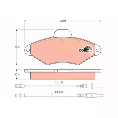 TRW Ön Fren Balatası GDB1101