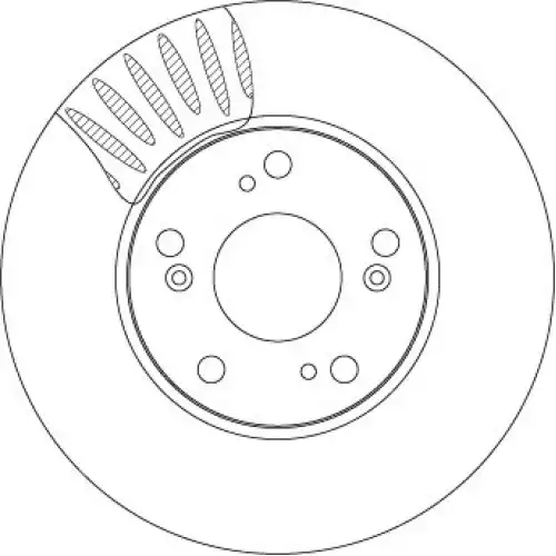 TRW Ön Fren Diski Havalı 280.5mm DF4429