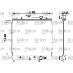 VALEO Motor Su Radyatörü 731646