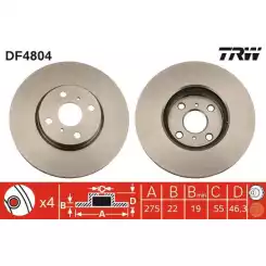 TRW Ön Fren Diski Havalı 275.4mm DF4804