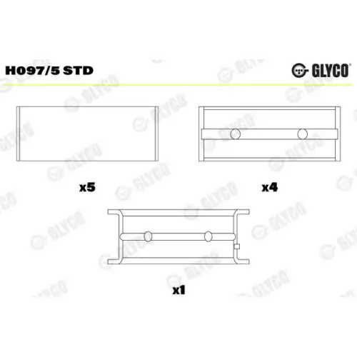 GLYCO ANA YATAK STD H097/5 STD