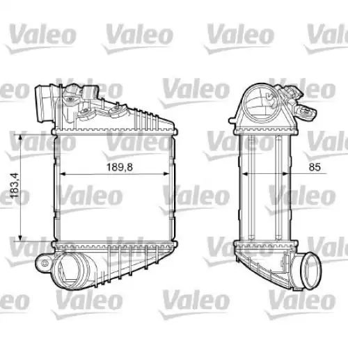 VALEO Turbo İntercooler Radyatörü 817205