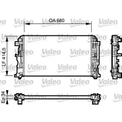 VALEO Motor Su Radyatörü 734929