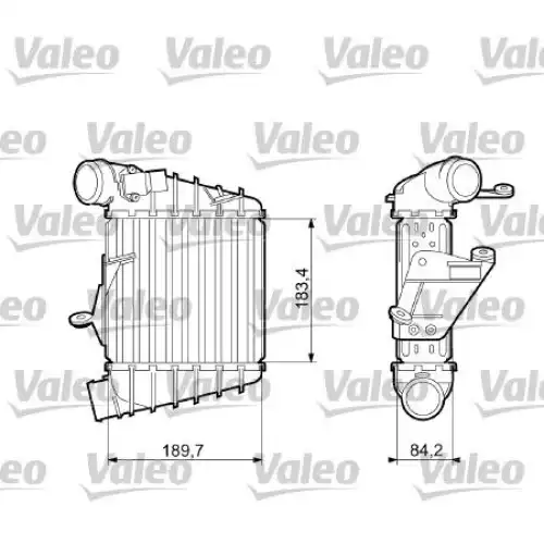 VALEO Turbo İntercooler Radyatörü 817556