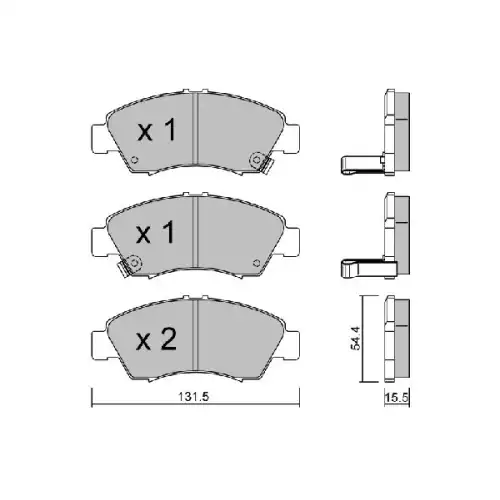 AISIN Ön Fren Balatası Tk D5073M BPHO-1904