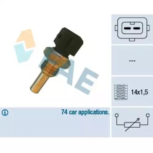 FAE Hararet Müşürü Siyah FAE 32560