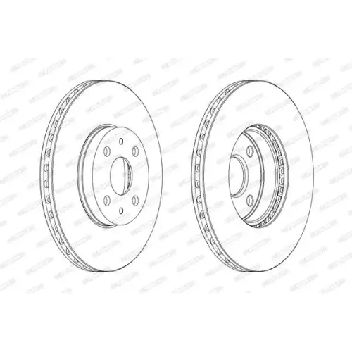 FERODO Ön Fren Diski Havalı (275 4) DDF1780