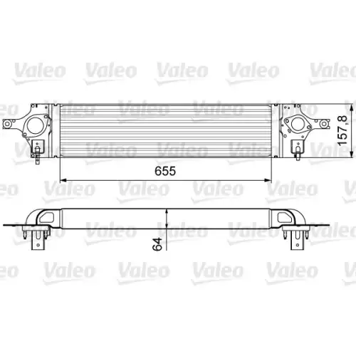 VALEO Turbo İntercool radyatörü 818358