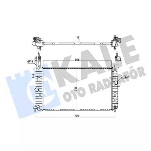 KALE Motor Su Radyatörü 342070