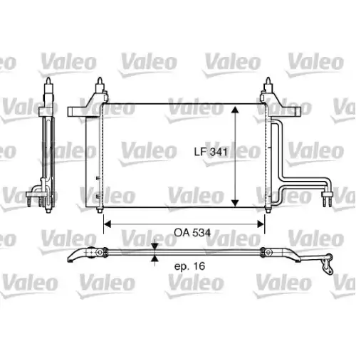 VALEO Klima Radyatörü Kondanser 817669