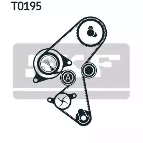 SKF Eksantrik Triger Kayış Seti VKMA03316