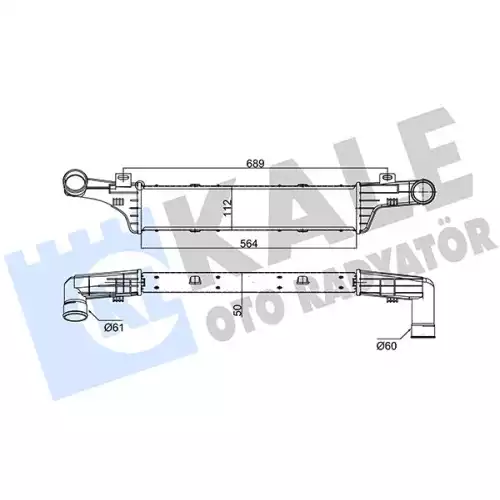 KALE Turbo Radyatörü İntercooler 347400