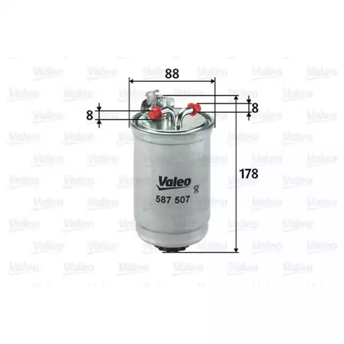 VALEO Yakıt Filtresi Mazot 587507